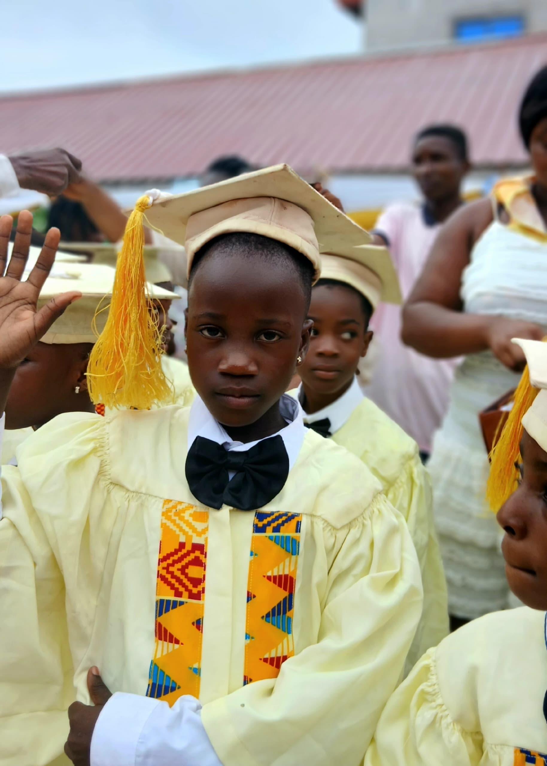 Students learning in a modern classroom